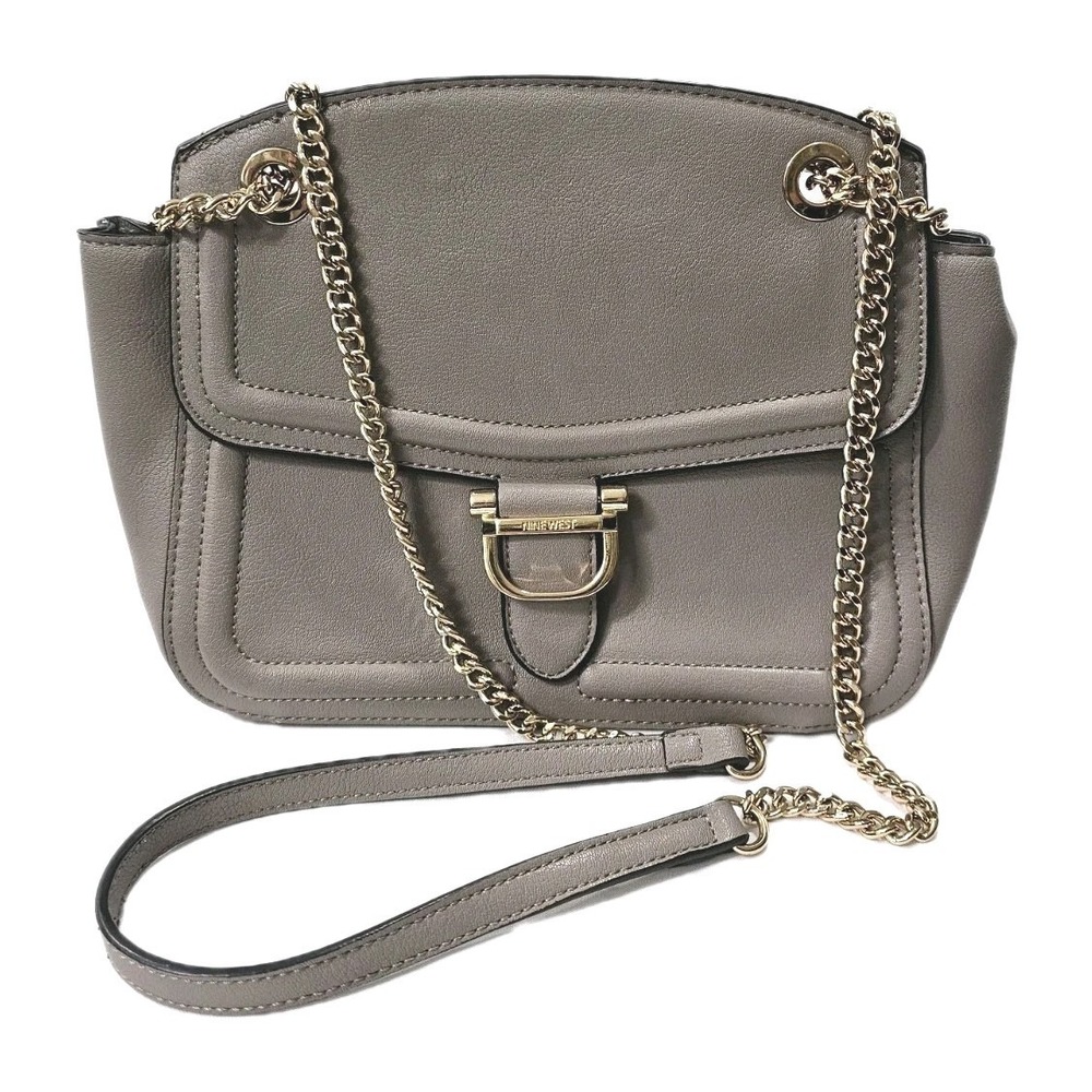 Nine West Pinkβ Handbag Harper Convertible Flap Crossbody Taupe Purse